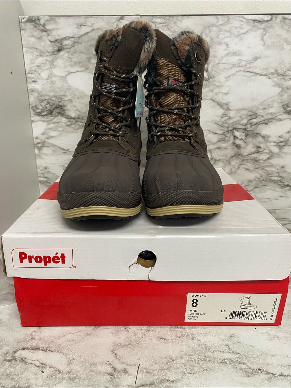 Women’s Propet Lumi tall lace boot.